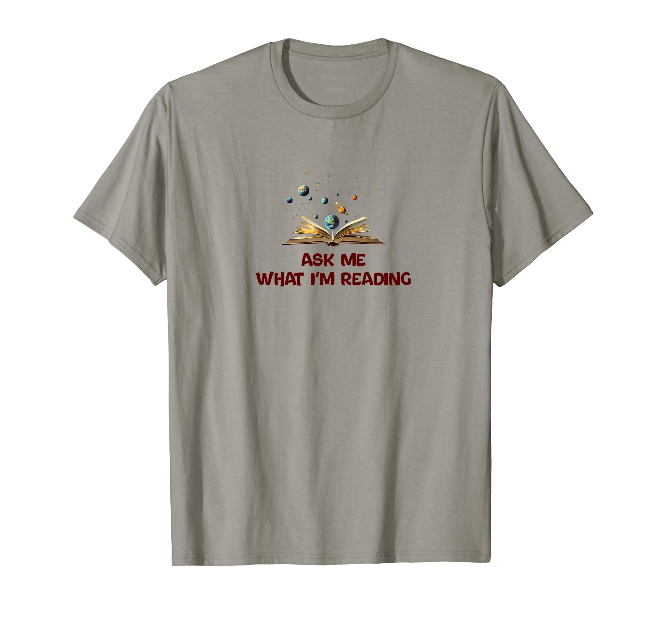 Ask Me What Im Reading Book Worm T-Shirt - Minimalist Print for Adults - T-Shirt, Sweatshirt, Hoodie