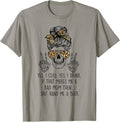 Leopard Messy Bun Mom Skull Co Unisex T-shirt, Sweatshirt, Hoodie, Long Sleeve Tee - T-Shirt, Sweatshirt, Hoodie