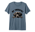My Therapist Is Dog Funny Pet T-Shirt - Fun Novelty Design for Adults - T-Shirt, Sweatshirt, Hoodie