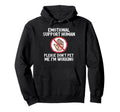 Please Dont Pet Me Im Working Hoodie - Minimalist Print for Adults - T-Shirt, Sweatshirt, Hoodie