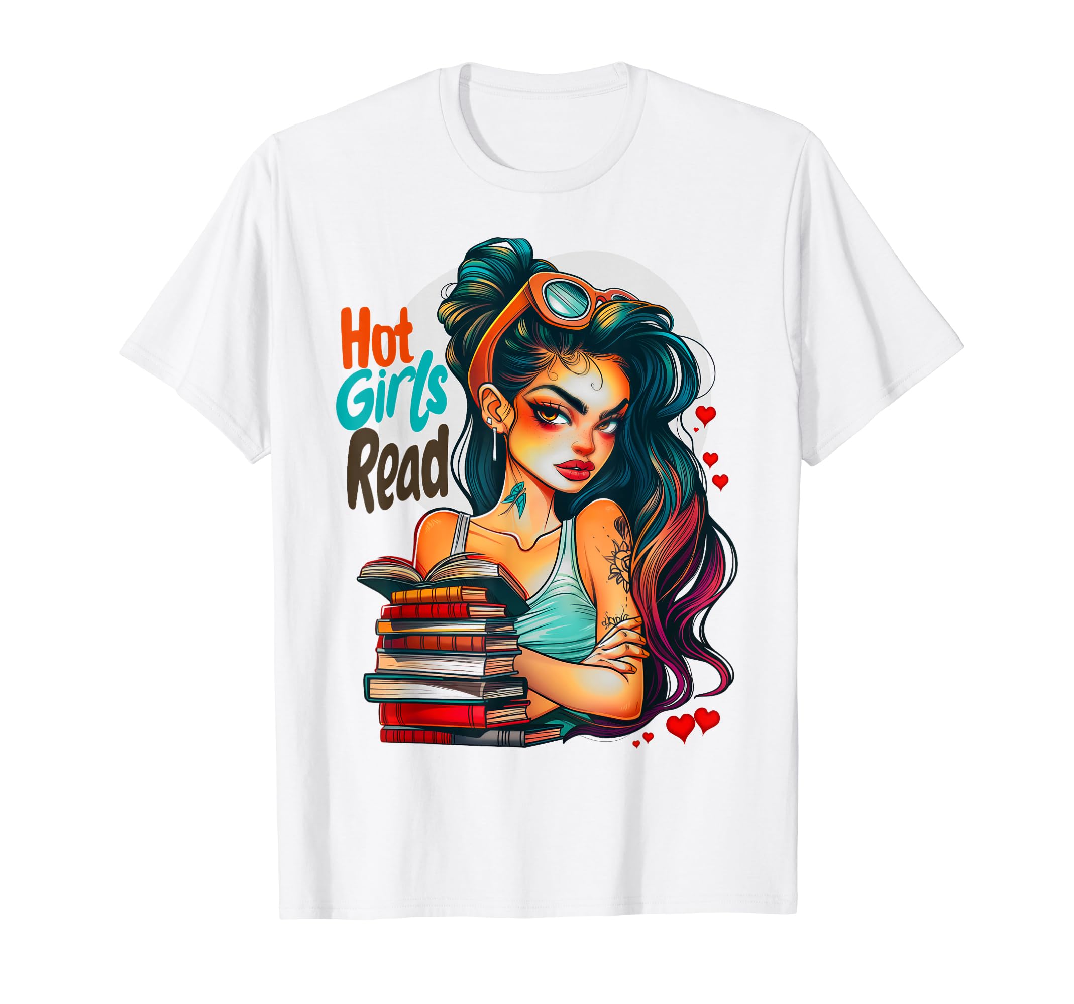 Hot Read Books Spicy Bookish Dark T-Shirt - Casual Everyday Wear Men Women - T-Shirt, Sweatshirt, Hoodie
