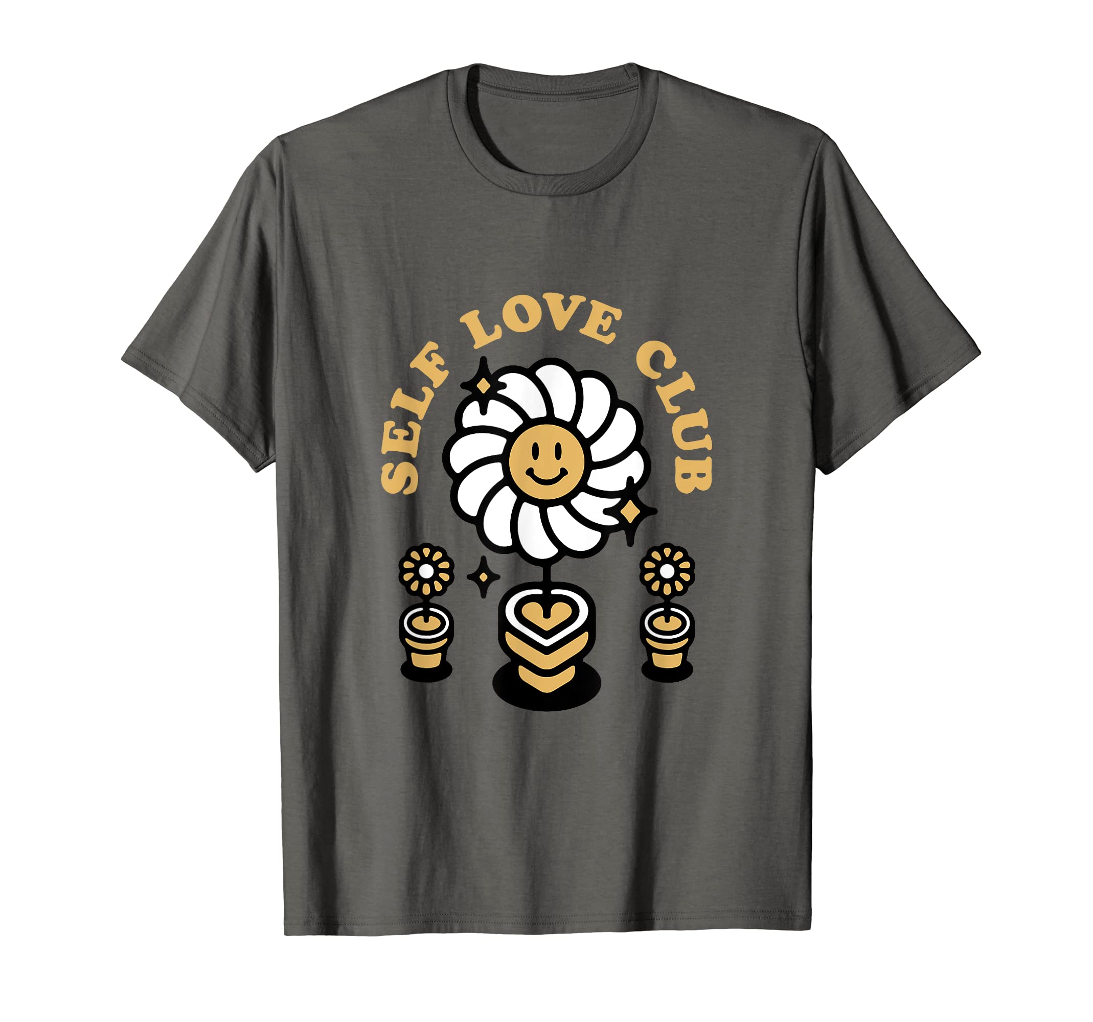 Self Love Club Worthy Love Yourself T-Shirt - Aesthetic Graphic for Adults - T-Shirt, Sweatshirt, Hoodie