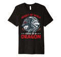 Dragon Heart Wolf Soul Dragon T-Shirt - Minimalist Print for Adults - T-Shirt, Sweatshirt, Hoodie