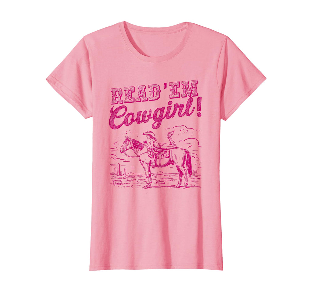 Literary Librarian Cowboy Romance T-Shirt - Minimalist Print Men Women - T-Shirt, Sweatshirt, Hoodie