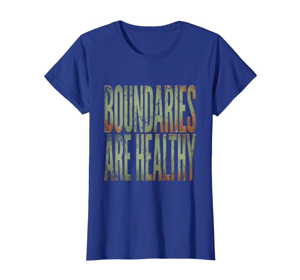 Boundaries Are Healthy Mental Health T-Shirt - Trendy Graphic Unisex - T-Shirt, Sweatshirt, Hoodie