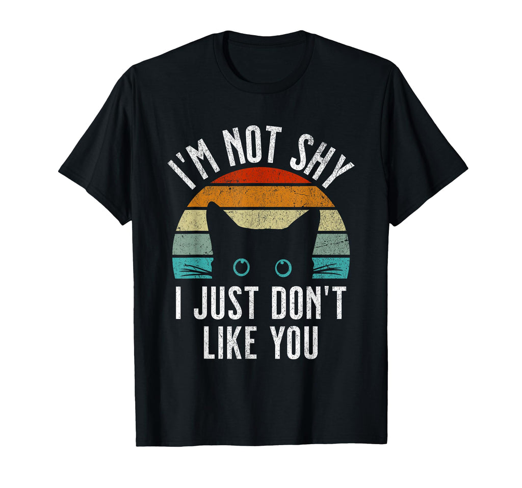 Funny Cat Shirts Introverts T-Shirt - Graphic Print Men Women - T-Shirt, Sweatshirt, Hoodie