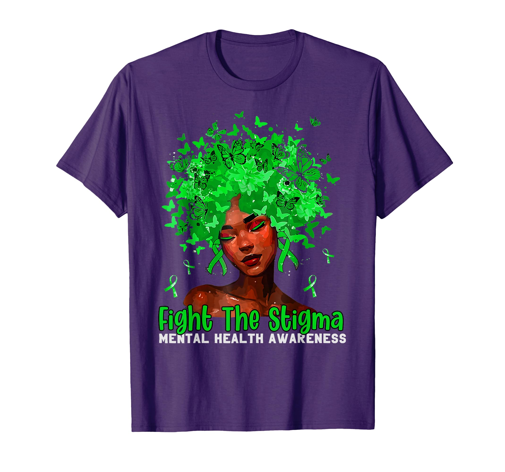 Mental Health Matters Fight Stigma T-Shirt - Minimalist Print for Adults - T-Shirt, Sweatshirt, Hoodie