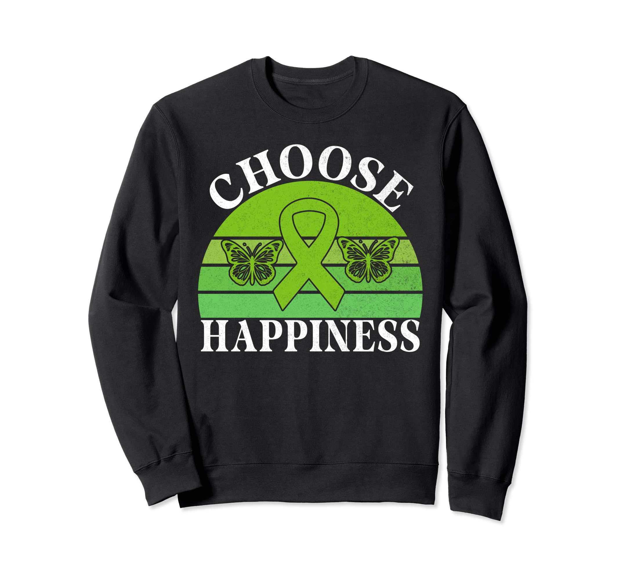 Choose Happiness Mental Health Sweatshirt - Custom Art Print for Adults - T-Shirt, Sweatshirt, Hoodie