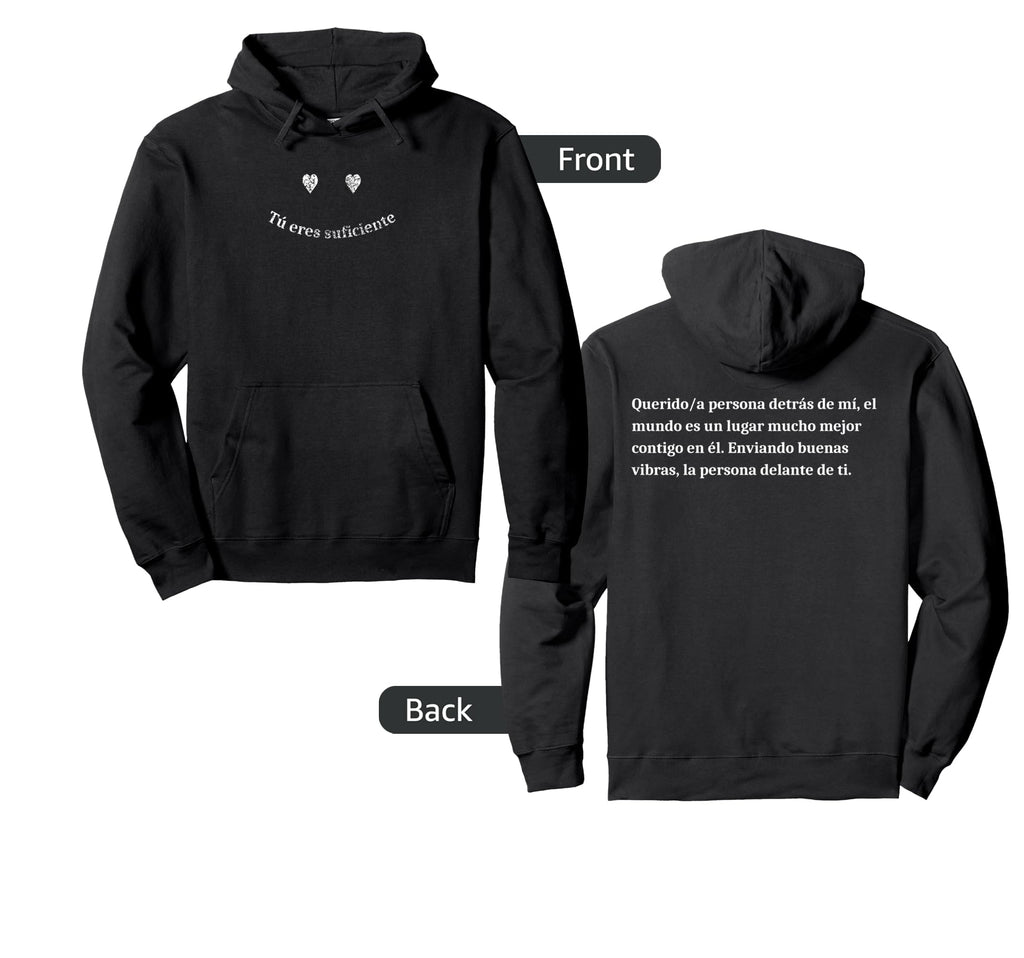 You Are Enough Dear Person Behind Me Para Hoodie - Unique Graphic Unisex - T-Shirt, Sweatshirt, Hoodie