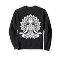 Elegant Mandala Buddha Sweatshirt - Custom Art Print Men Women - T-Shirt, Sweatshirt, Hoodie