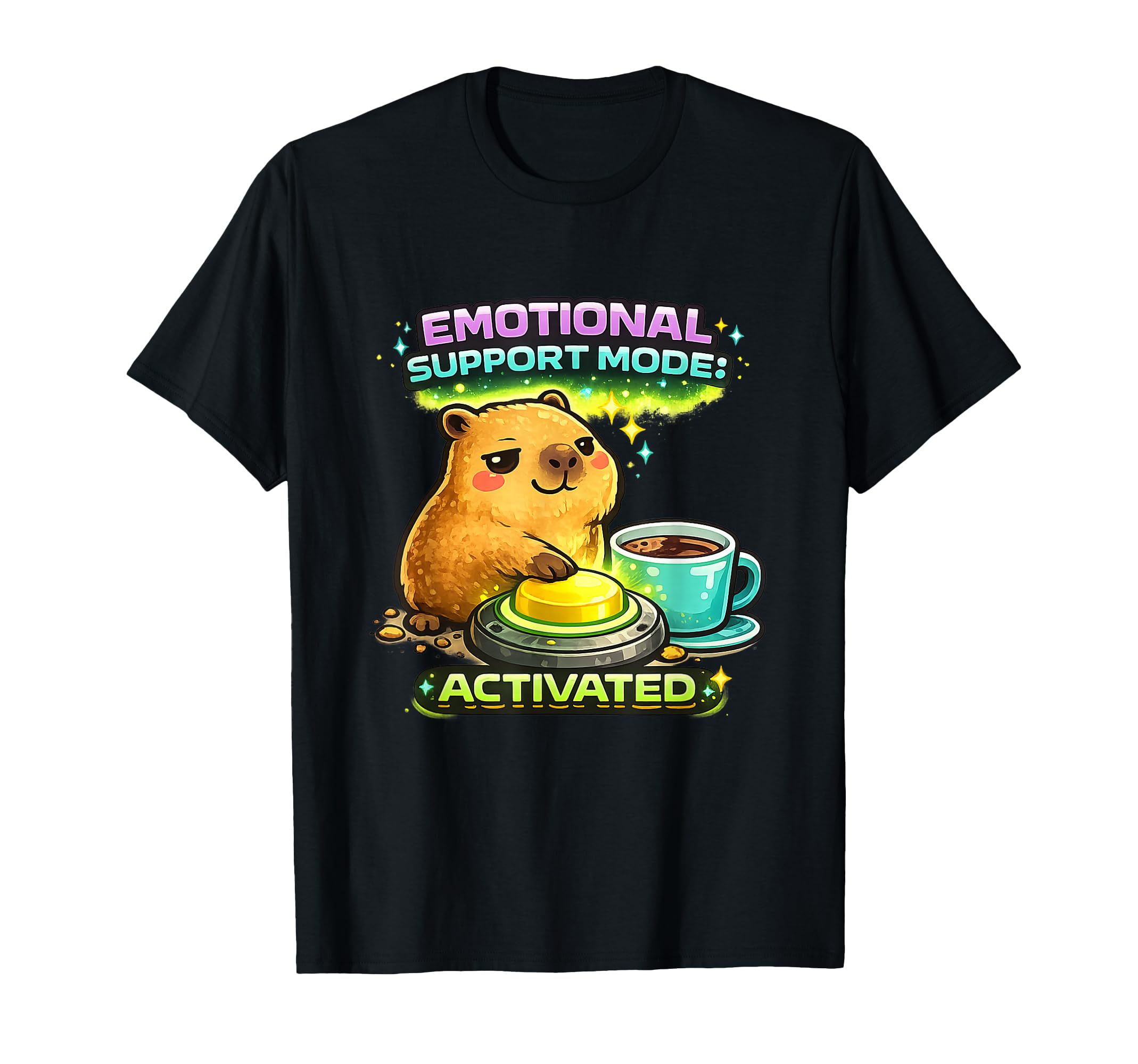 Emotional Support Mode Activated Mood T-Shirt - Minimalist Print Men Women - T-Shirt, Sweatshirt, Hoodie