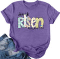 Easter Shirts for Women Easter T Shirts He is Risen Shirt Christian Easter Shirt Funny Short Sleeve Tops - T-Shirt, Sweatshirt, Hoodie
