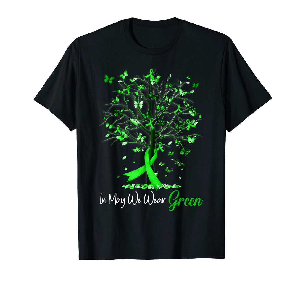 May We Wear Green Tree Ribbon T-Shirt - Casual Everyday Wear for Adults - T-Shirt, Sweatshirt, Hoodie