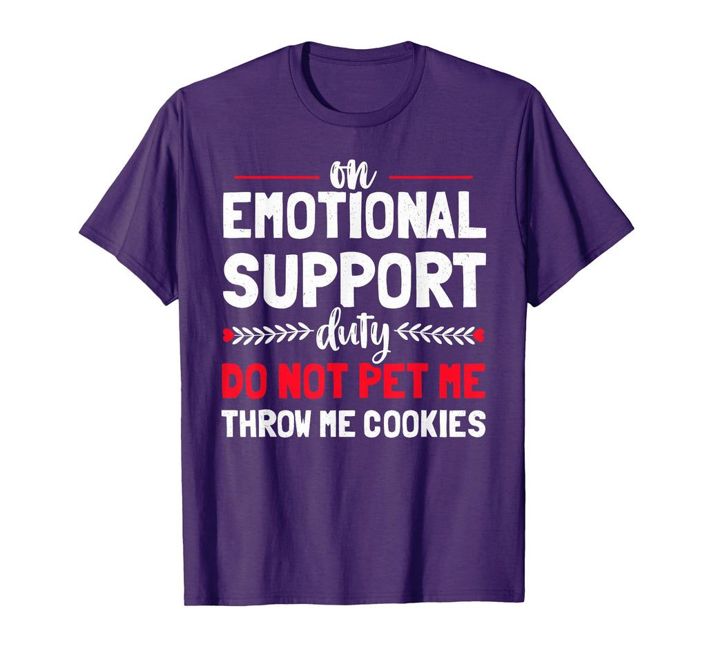 Human Emotional Support Do Not Pet T-Shirt - Aesthetic Graphic Unisex - T-Shirt, Sweatshirt, Hoodie