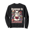 Llama Reading Book Reader Bookworm Sweatshirt - Trendy Graphic Men Women - T-Shirt, Sweatshirt, Hoodie