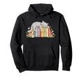 Cat Sleeping Books Book Lover Reading Hoodie - Aesthetic Graphic Unisex - T-Shirt, Sweatshirt, Hoodie