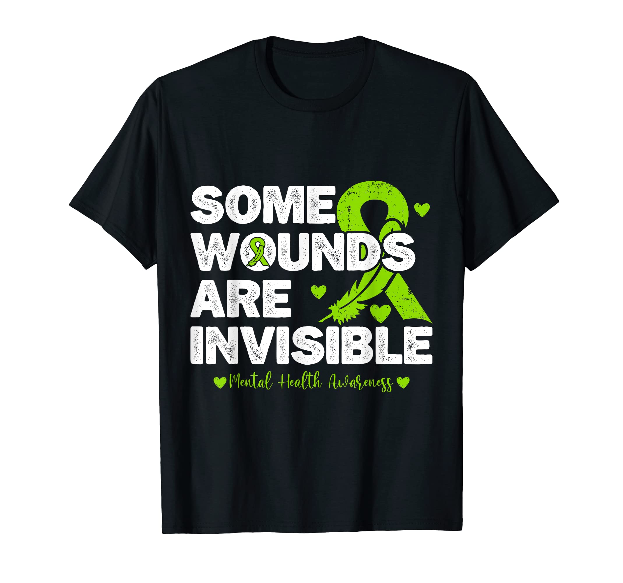 Some Wounds Are Invisible Ribbon T-Shirt - Streetwear Style Men Women - T-Shirt, Sweatshirt, Hoodie