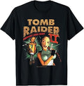 Tomb Raider II Staring Lara Croft Vintage Collage Video Game T-Shirt Unisex T-shirt, Sweatshirt, Hoodie, Long Sleeve Tee - T-Shirt, Sweatshirt, Hoodie