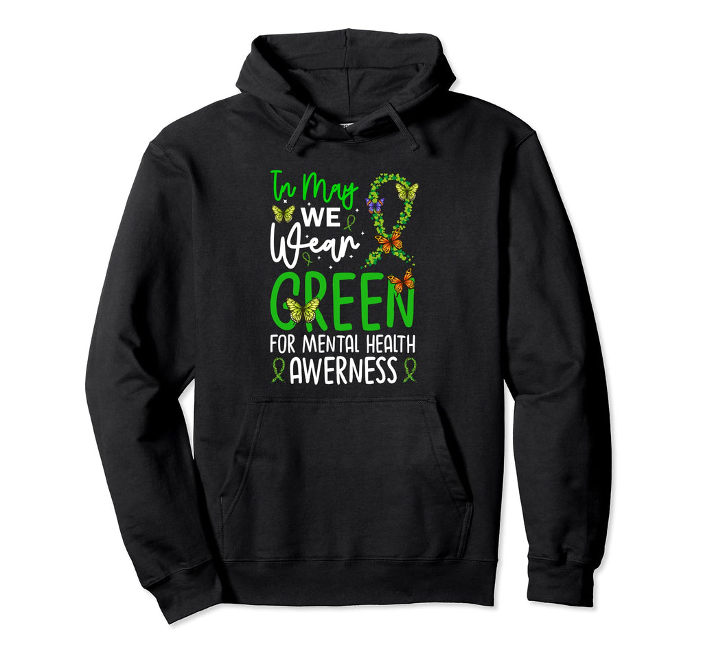 Mental Health Matters End Stigma Hoodie - Unique Graphic Men Women - T-Shirt, Sweatshirt, Hoodie