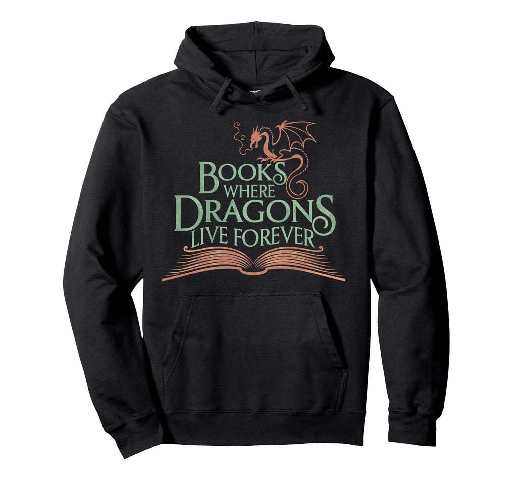Fantasy Book Reader Magical Story Hoodie - Casual Everyday Wear Unisex - T-Shirt, Sweatshirt, Hoodie