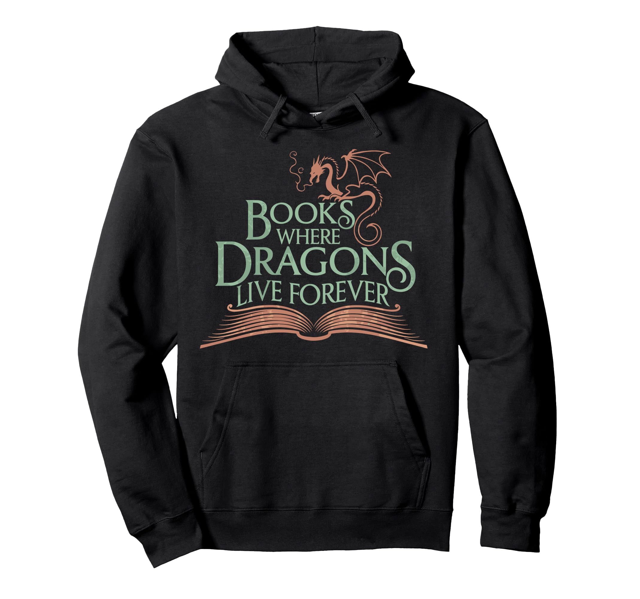 Fantasy Book Reader Magical Story Hoodie - Casual Everyday Wear Unisex - T-Shirt, Sweatshirt, Hoodie