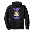 Getting My Steps Walking Lord Raccoon Hoodie - Minimalist Print Unisex - T-Shirt, Sweatshirt, Hoodie