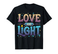 Love And Light Spiritual Mindfulness Yoga T-Shirt - Novelty Apparel Unisex - T-Shirt, Sweatshirt, Hoodie