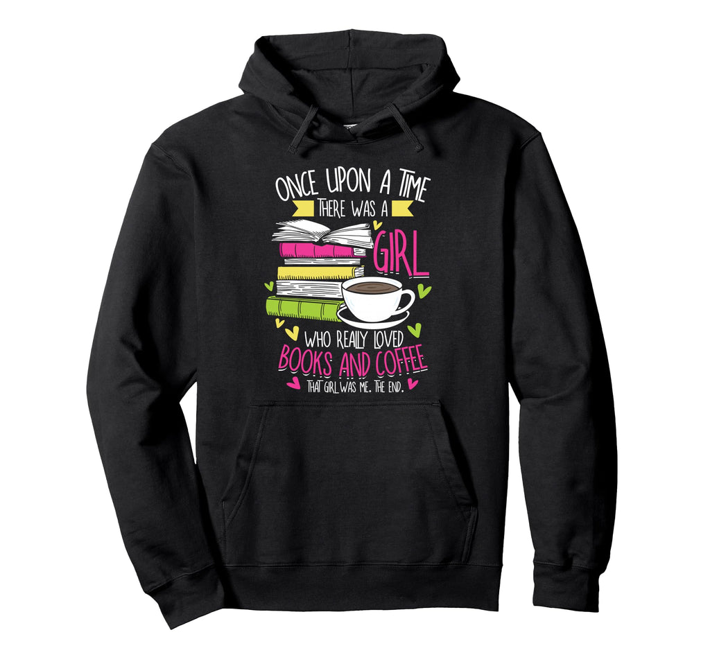 Book Lover Coffee Reader Reading Hoodie - Novelty Apparel Men Women - T-Shirt, Sweatshirt, Hoodie