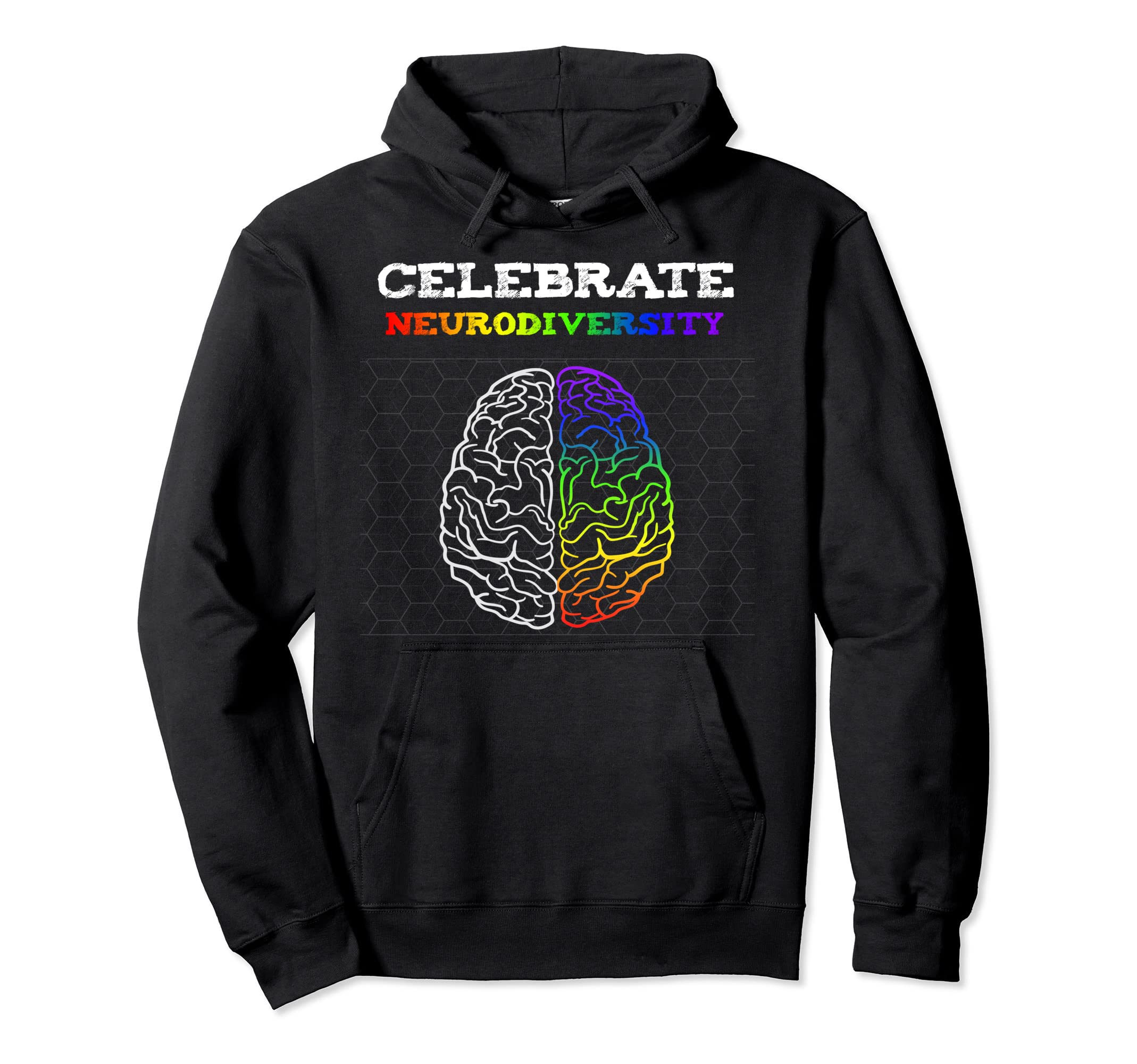 Embrace Neurodiversity Autism Adhd Asd Hoodie - Custom Art Print Men Women - T-Shirt, Sweatshirt, Hoodie