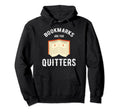 Bookmarks Are Quitters Abibliophobia Hoodie - Novelty Apparel Unisex - T-Shirt, Sweatshirt, Hoodie