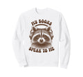 Audio Book Lover Bookworm Raccoon My Sweatshirt - Unique Graphic Men Women - T-Shirt, Sweatshirt, Hoodie