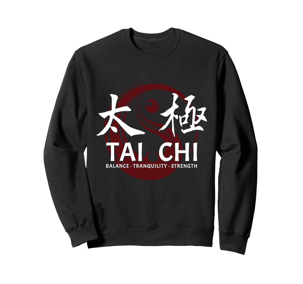 Tai Chi Meditation Martial Sweatshirt - Casual Everyday Wear Men Women - T-Shirt, Sweatshirt, Hoodie