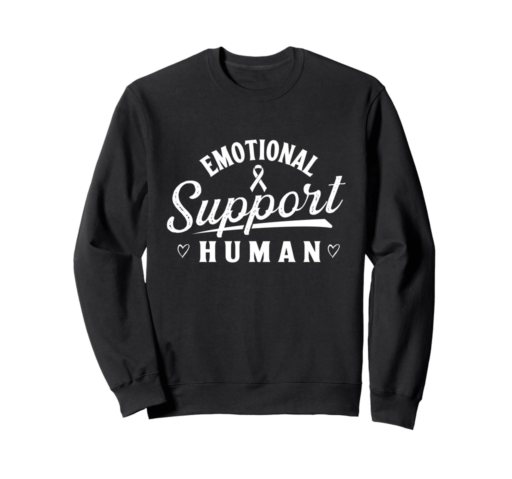 Emotional Support Human Suicide Sweatshirt - Aesthetic Graphic Unisex - T-Shirt, Sweatshirt, Hoodie