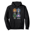 Four Stoic Virtues Daily Meditation Practi Hoodie - Trendy Graphic Unisex - T-Shirt, Sweatshirt, Hoodie