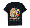 Neurodiversity Celebrate Spectrum Brain T-Shirt - Streetwear Style Unisex - T-Shirt, Sweatshirt, Hoodie