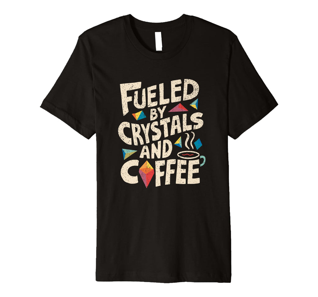 Morning Ritual Coffee Crystals T-Shirt - Minimalist Print Men Women - T-Shirt, Sweatshirt, Hoodie