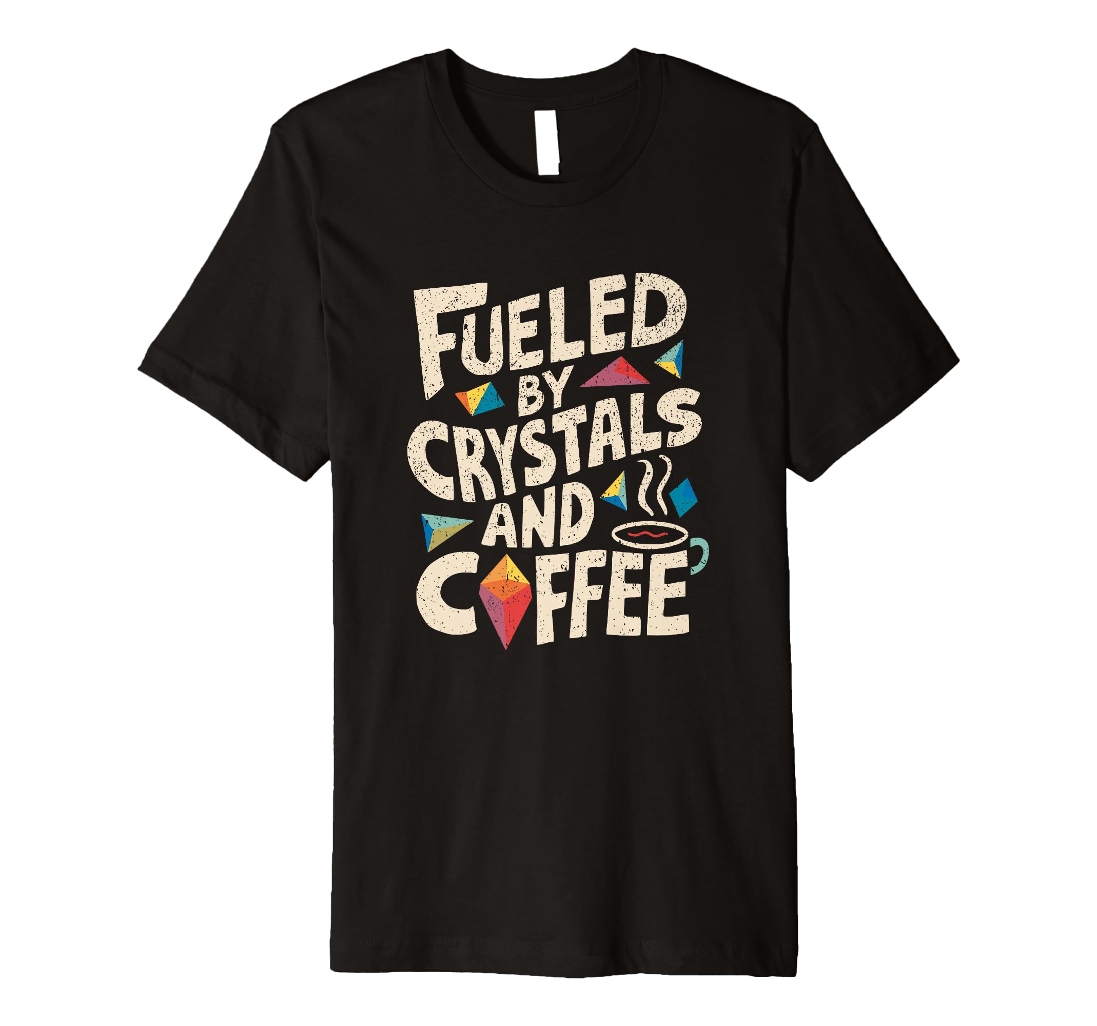 Morning Ritual Coffee Crystals T-Shirt - Minimalist Print Men Women - T-Shirt, Sweatshirt, Hoodie