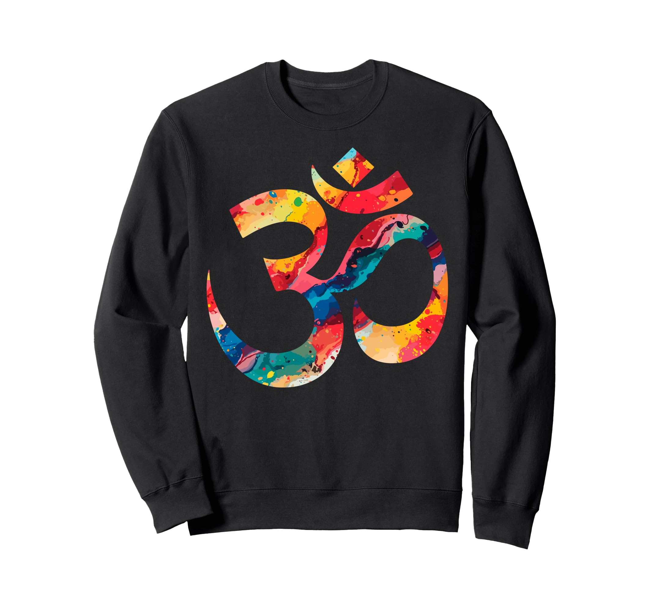 Om Symbol Yoga Meditation Spiritual Sweatshirt - Graphic Print for Adults - T-Shirt, Sweatshirt, Hoodie