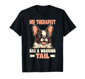 French Bulldog Therapy Service Dog T-Shirt - Trendy Graphic for Adults - T-Shirt, Sweatshirt, Hoodie