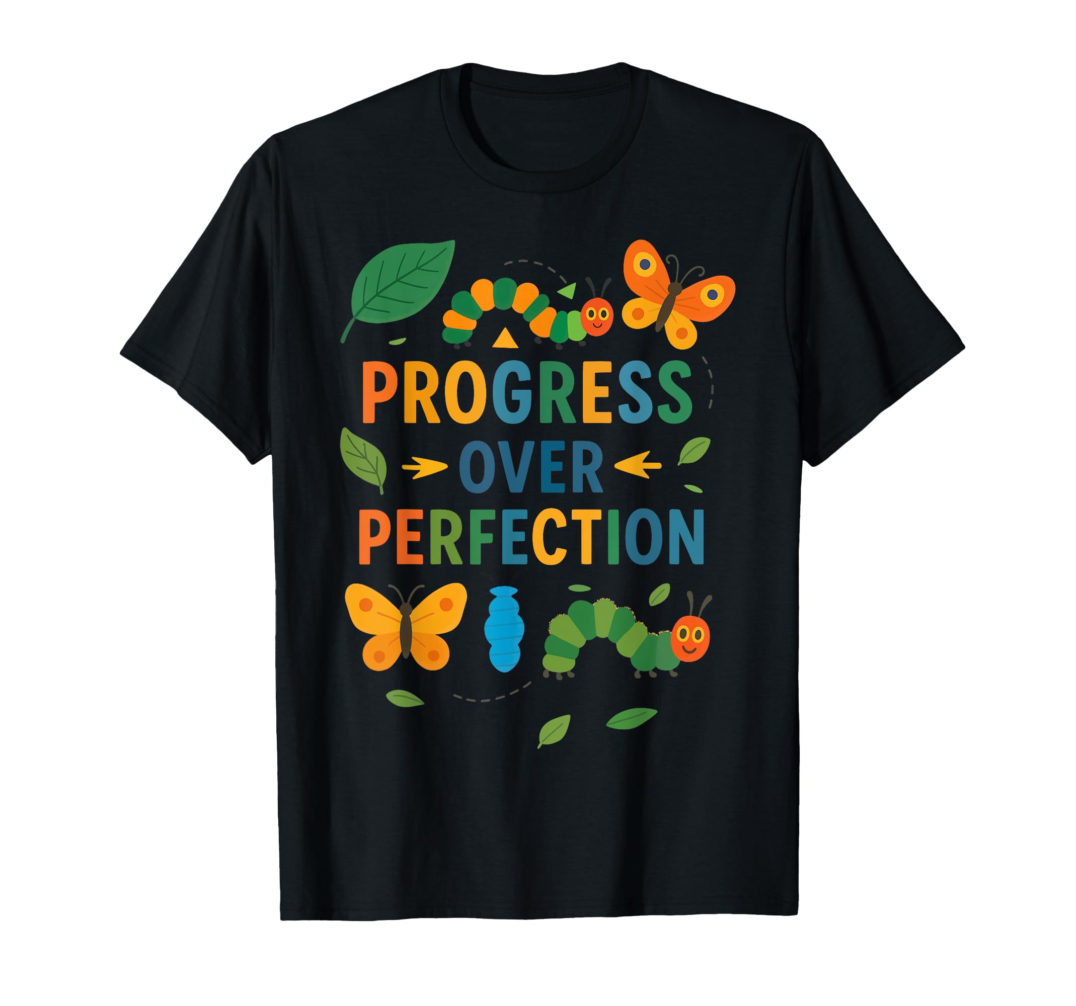 Progress Over Perfection Growth T-Shirt - Casual Everyday Wear for Adults - T-Shirt, Sweatshirt, Hoodie