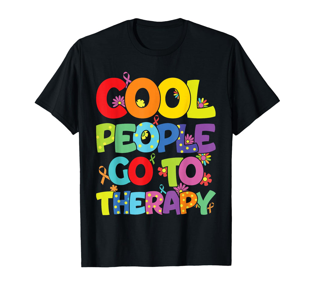 People Go To Therapy Groovy Mental T-Shirt - Streetwear Style for Adults - T-Shirt, Sweatshirt, Hoodie