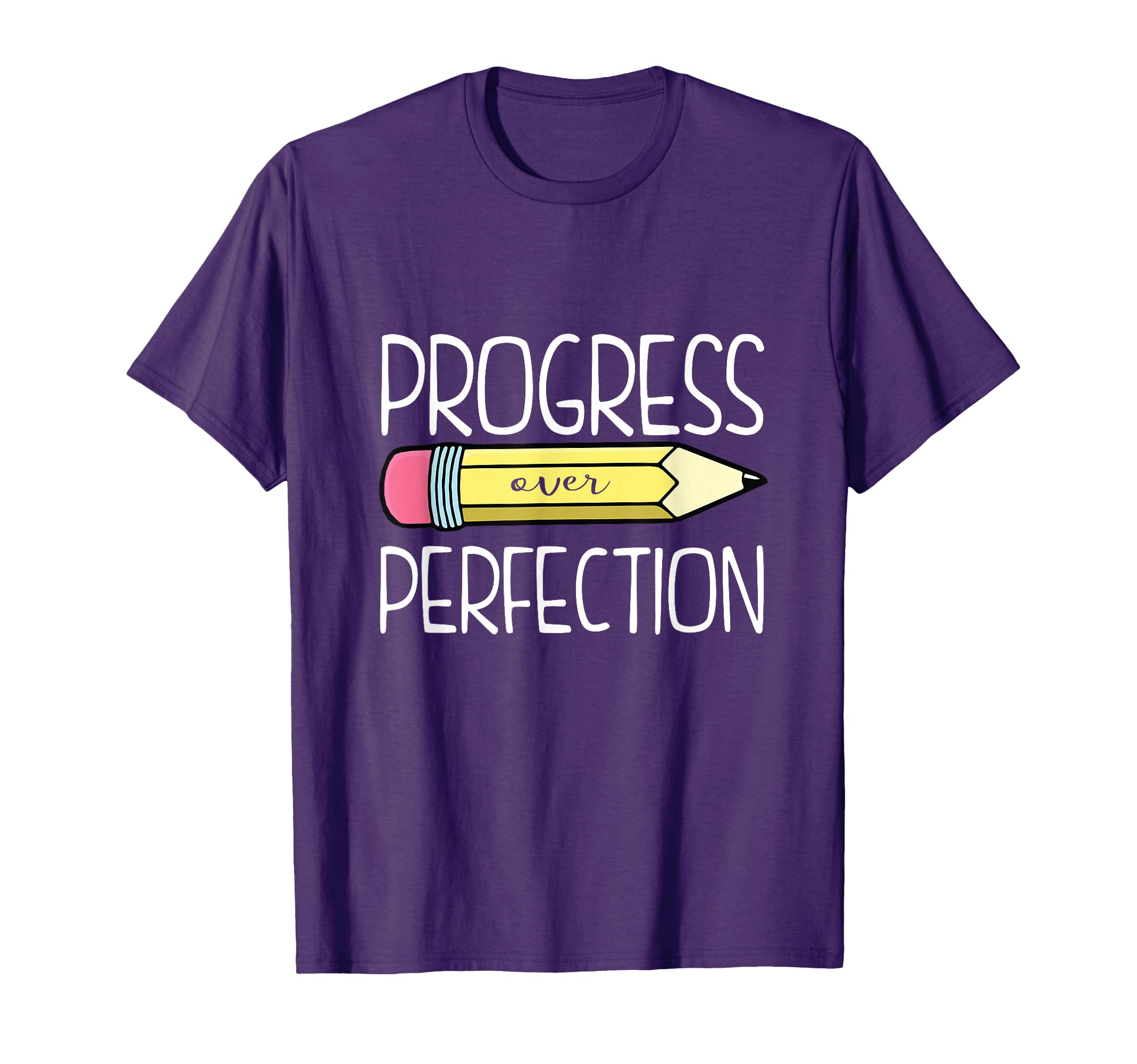 Progress Over Perfection Preppy T-Shirt - Minimalist Print Men Women - T-Shirt, Sweatshirt, Hoodie