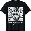 Vintage Cougar Inspirational Athletic School Mascot Game Day T-Shirt Unisex T-shirt, Sweatshirt, Hoodie, Long Sleeve Tee - T-Shirt, Sweatshirt, Hoodie