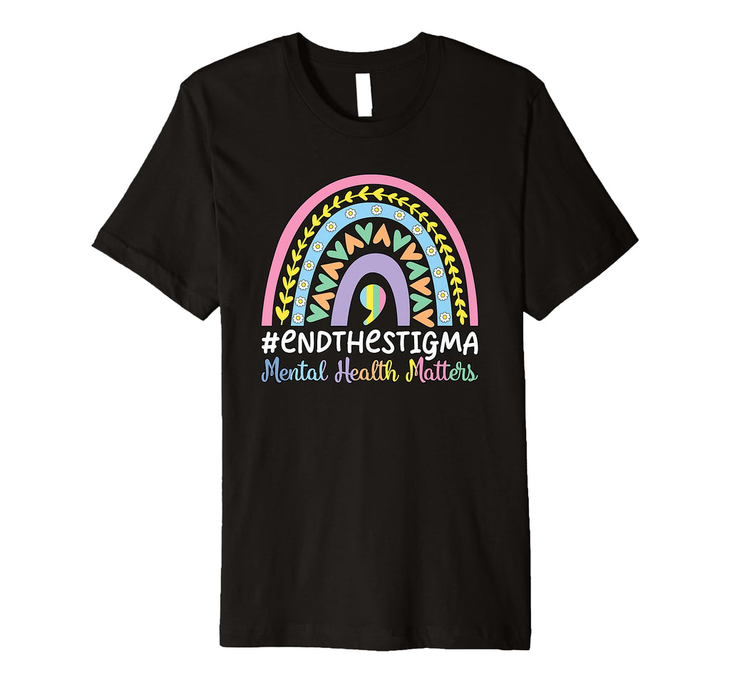 Mental Health Awareness Month End T-Shirt - Minimalist Print for Adults - T-Shirt, Sweatshirt, Hoodie
