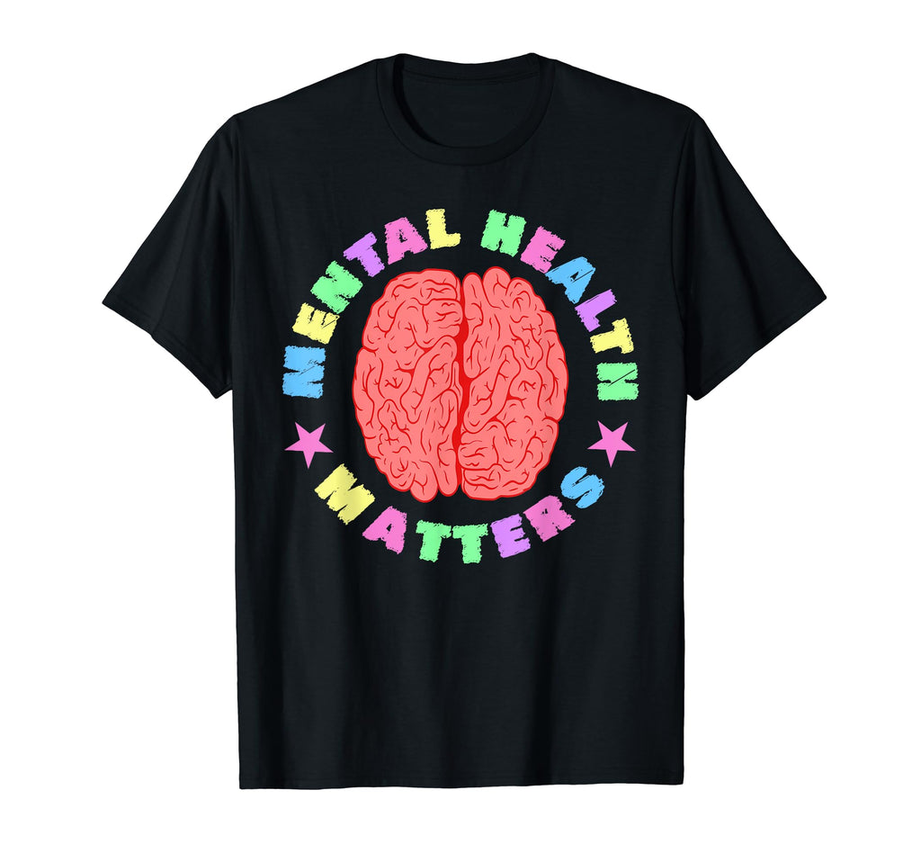 Mental Health Awareness Mental Health T-Shirt - Custom Art Print Unisex - T-Shirt, Sweatshirt, Hoodie