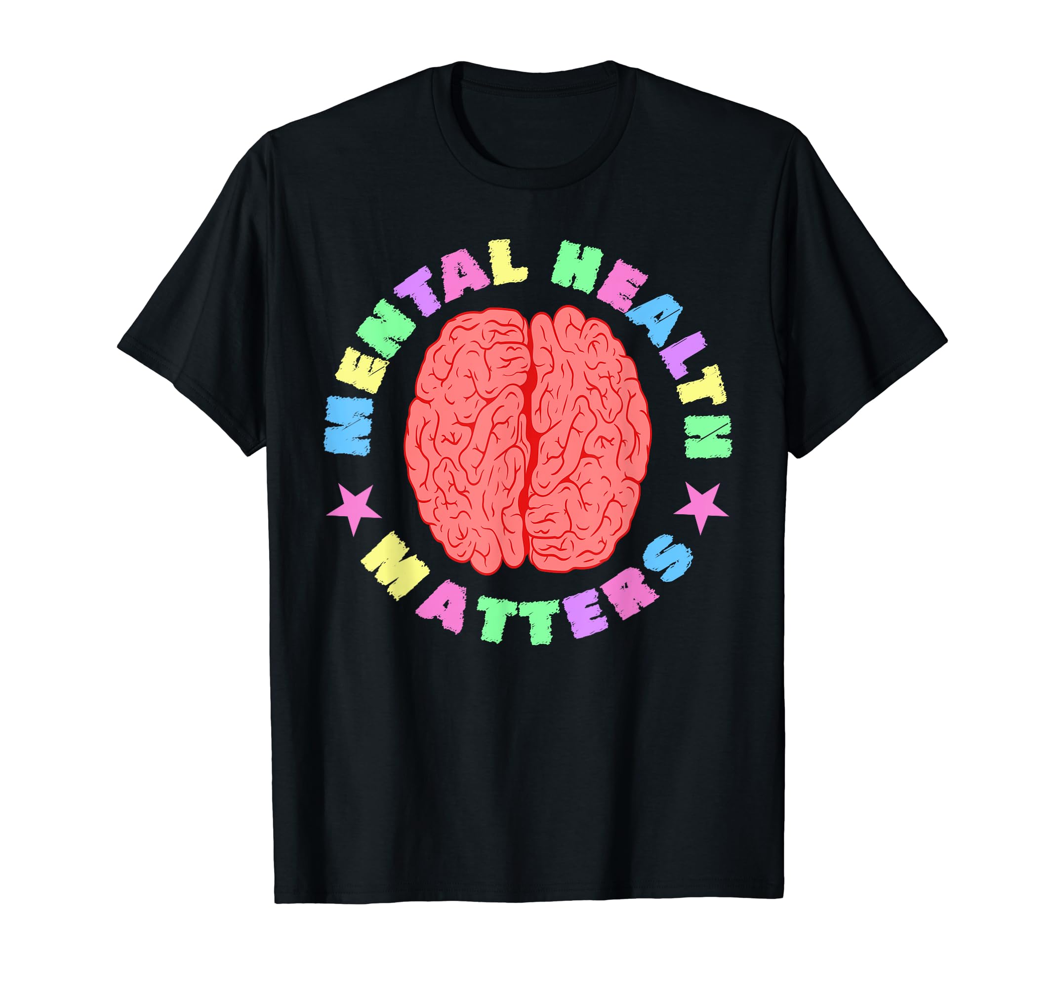 Mental Health Awareness Mental Health T-Shirt - Custom Art Print Unisex - T-Shirt, Sweatshirt, Hoodie