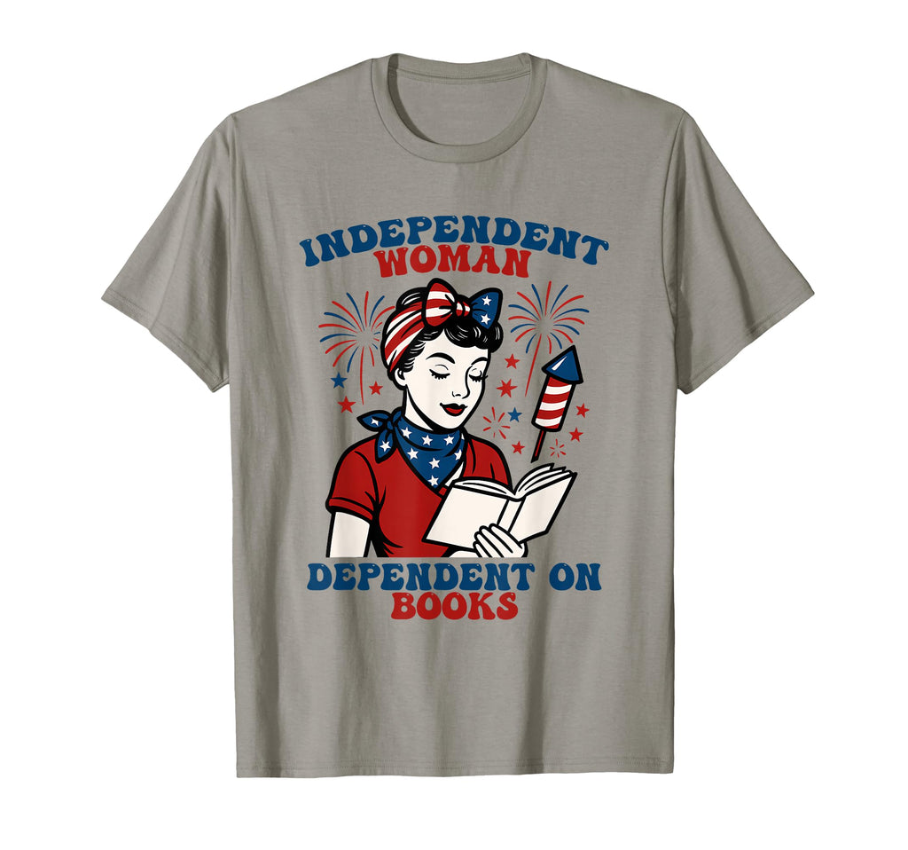 Independent Dependent Books T-Shirt - Trendy Graphic Men Women - T-Shirt, Sweatshirt, Hoodie