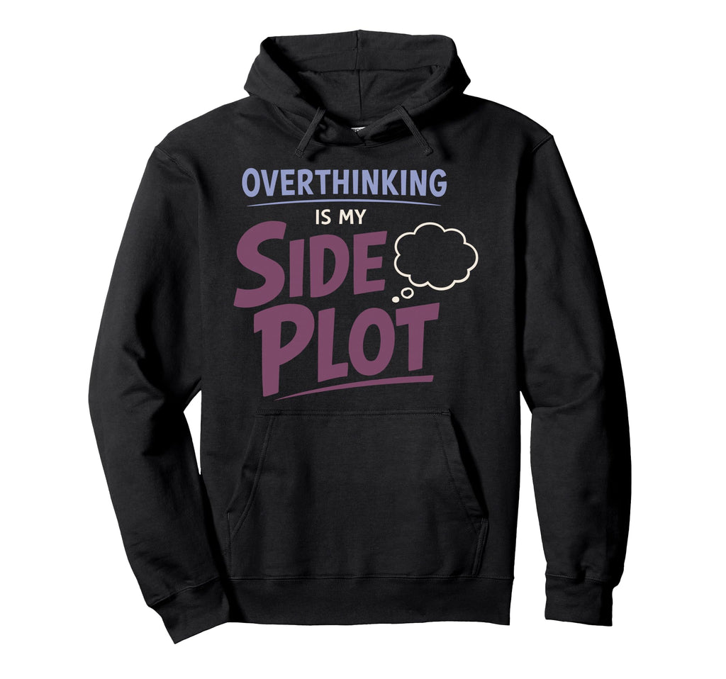 Anime Anxiety Overthinking Weeb Hoodie - Fun Novelty Design for Adults - T-Shirt, Sweatshirt, Hoodie