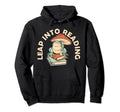Leap Into Reading Literature Enthusiast Hoodie - Trendy Graphic for Adults - T-Shirt, Sweatshirt, Hoodie