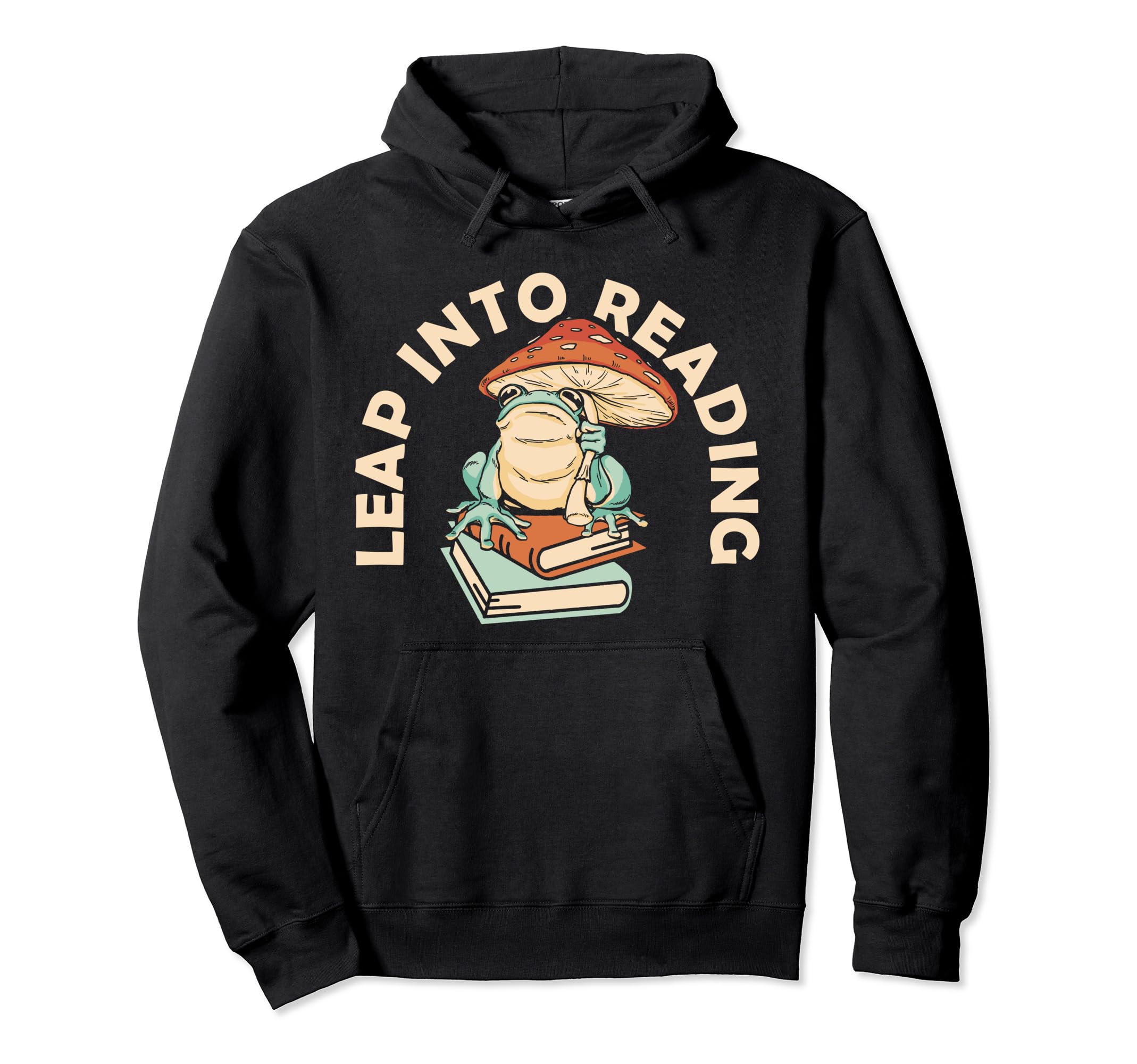 Leap Into Reading Literature Enthusiast Hoodie - Trendy Graphic for Adults - T-Shirt, Sweatshirt, Hoodie